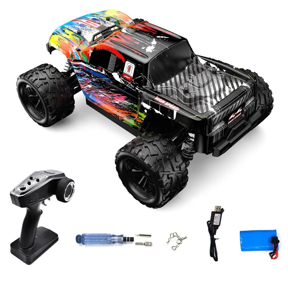 

Радиоуправляемые автомобили 1:18 Bigfoot Monster 4WD, высокоскоростной автомобиль с дистанционным управлением, внедорожник для скалолазания на гусе...