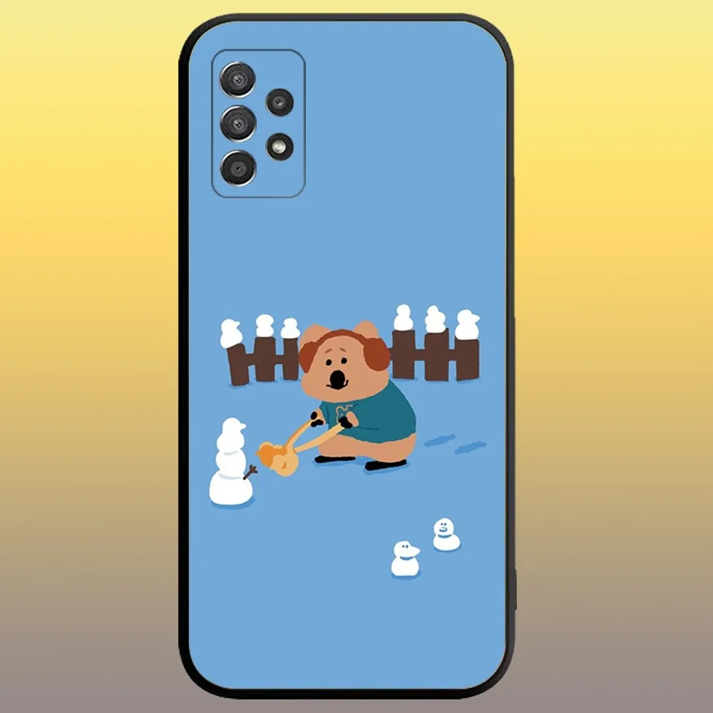 Модный корейский чехол для телефона Koala Dinotaeng SamsungA 91 80 73 72 71 70 53 52 51 42 41 40 32 31 22 21 20 13 S