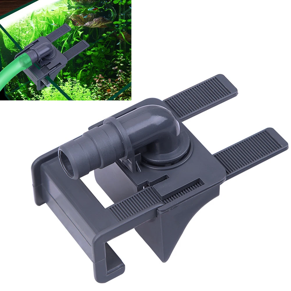 

Holder Durable Water Pipe Connector Plastic Black Inflow Mount Fish Tank Accessories Cleaning Stretchable Part Outflow Aquarium