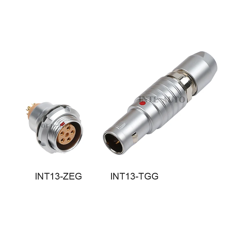 Серия 1B 2 3 4 5 6 7 8 10 14 16-контактный круглый металлический разъем совместимый с FGG EEG