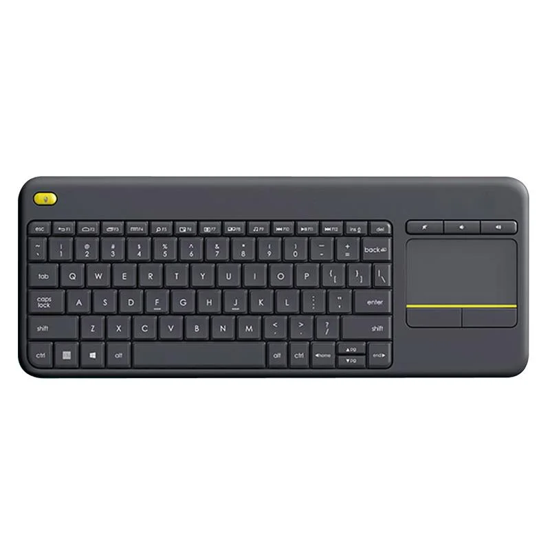 

Original K400Plus Wireless Keyboard Smart TV Notebook Desktop Touch Mute Touchpad for PC Laptop Android