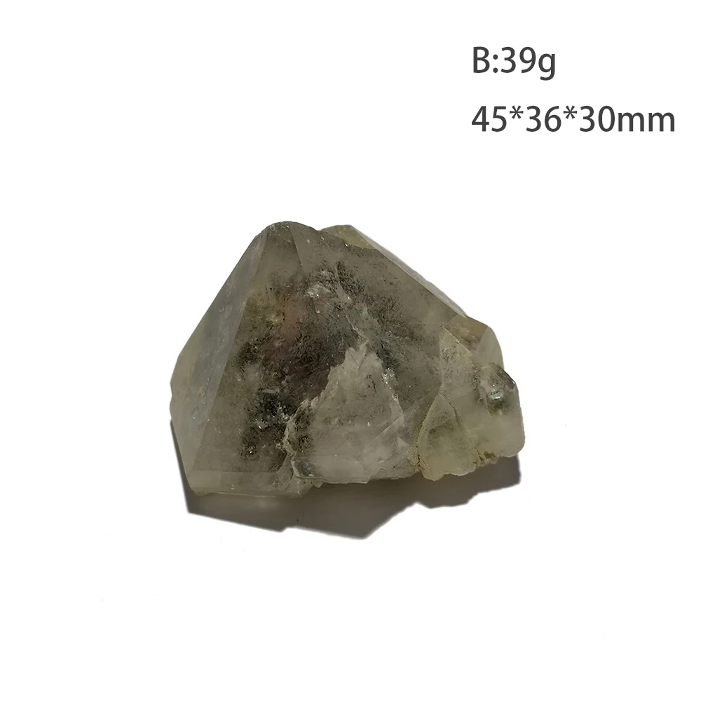 Натуральный садовый кварц эпидот образец минерального кристалла из провинции