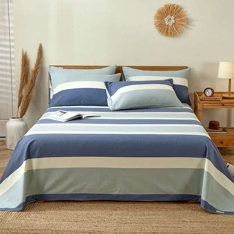 Cotton Thickened Old Coarse Cloth Bed Sheet Single Li