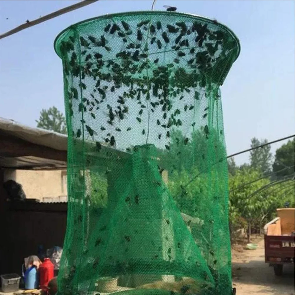 

Fly Trap Hanging Flycatcher Folding Net Summer Mosquito Fly Traps Bait Station Wasp Insect Bug Killer Flies Catcher Outdoor