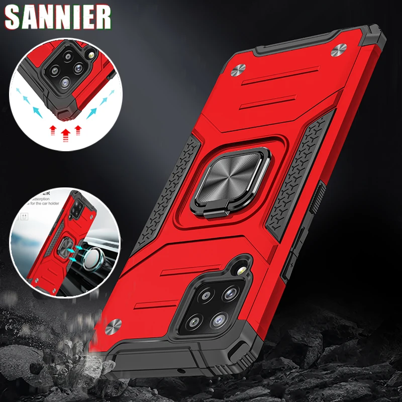 

Shockproof Magnetic Ring Case For Samsung A52 A72 A42 A41 A33 A32 Bracket Protection Cover For Galaxy A51 A71 A81 A91 A50S A70S