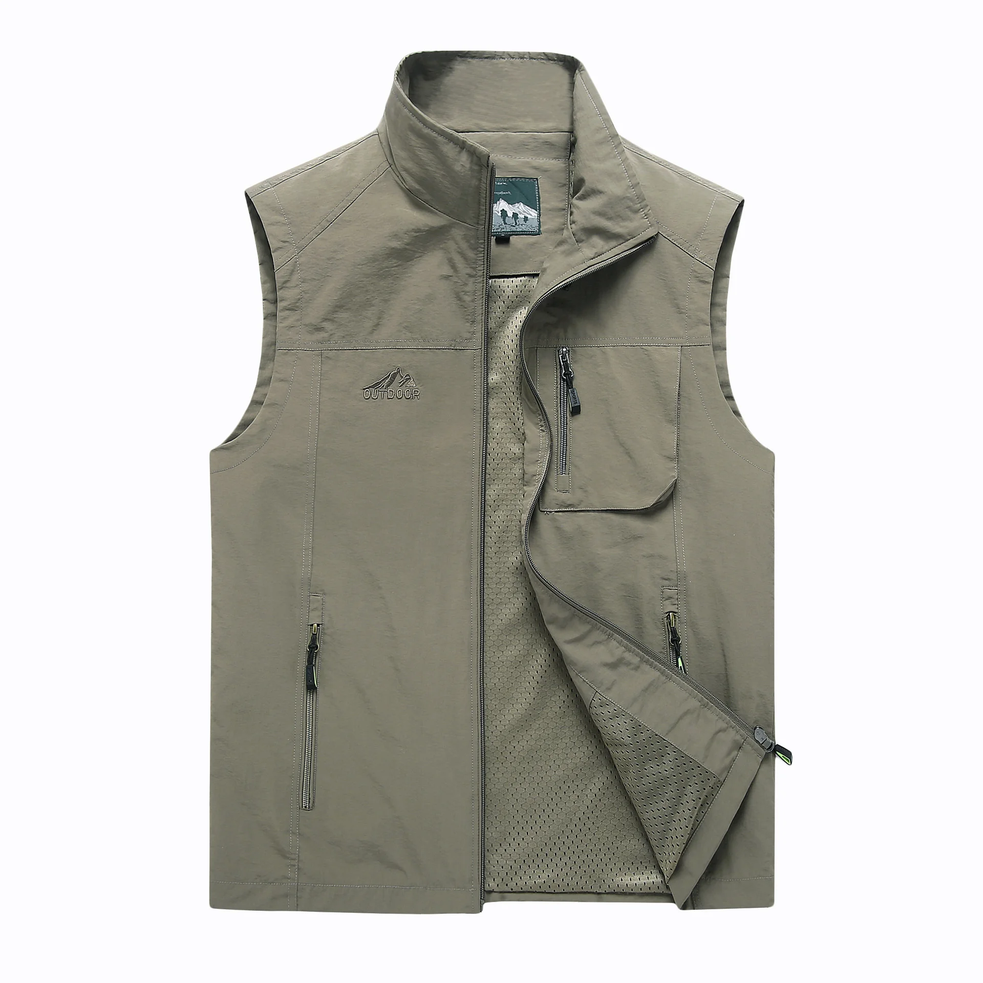 

Summer Casual Thin Mesh Liner Men Vest Plus Size M-6XL gilet homme Waistcoat Male chalecos para hombre