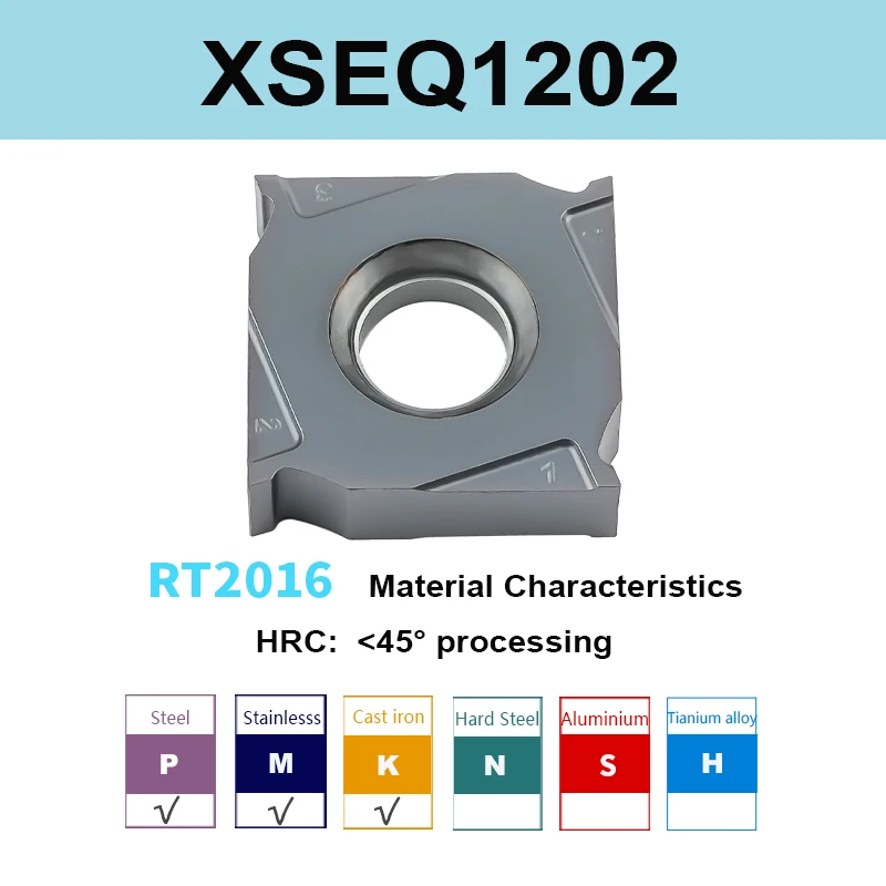 

Фрезы World XSEQ из твердосплавной вставки для чугуна и нержавеющей стали