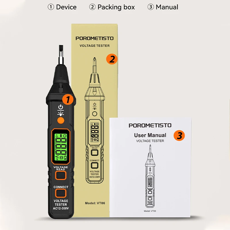 

Индукционный тестер напряжения 12-300В