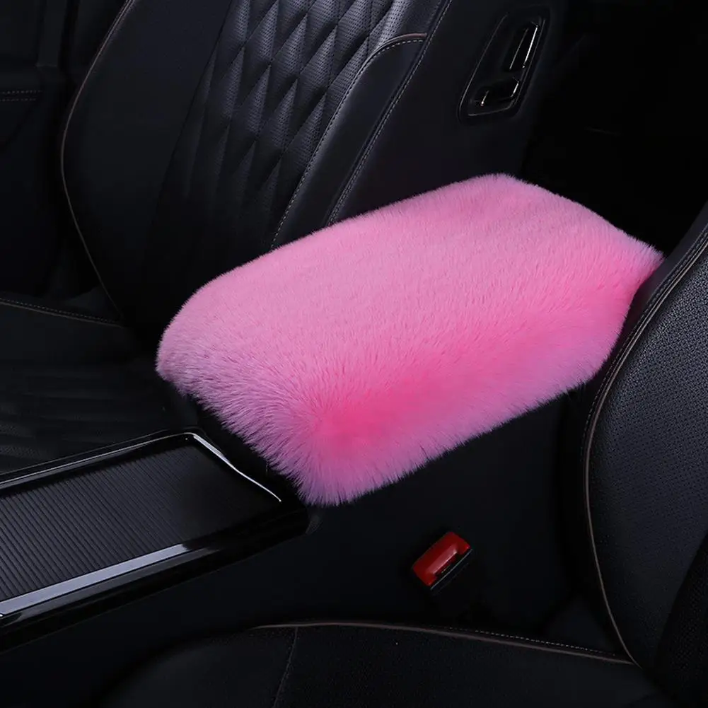 Автомобильный подлокотник подушка имитация кролика Рекс плюшевый чехол
