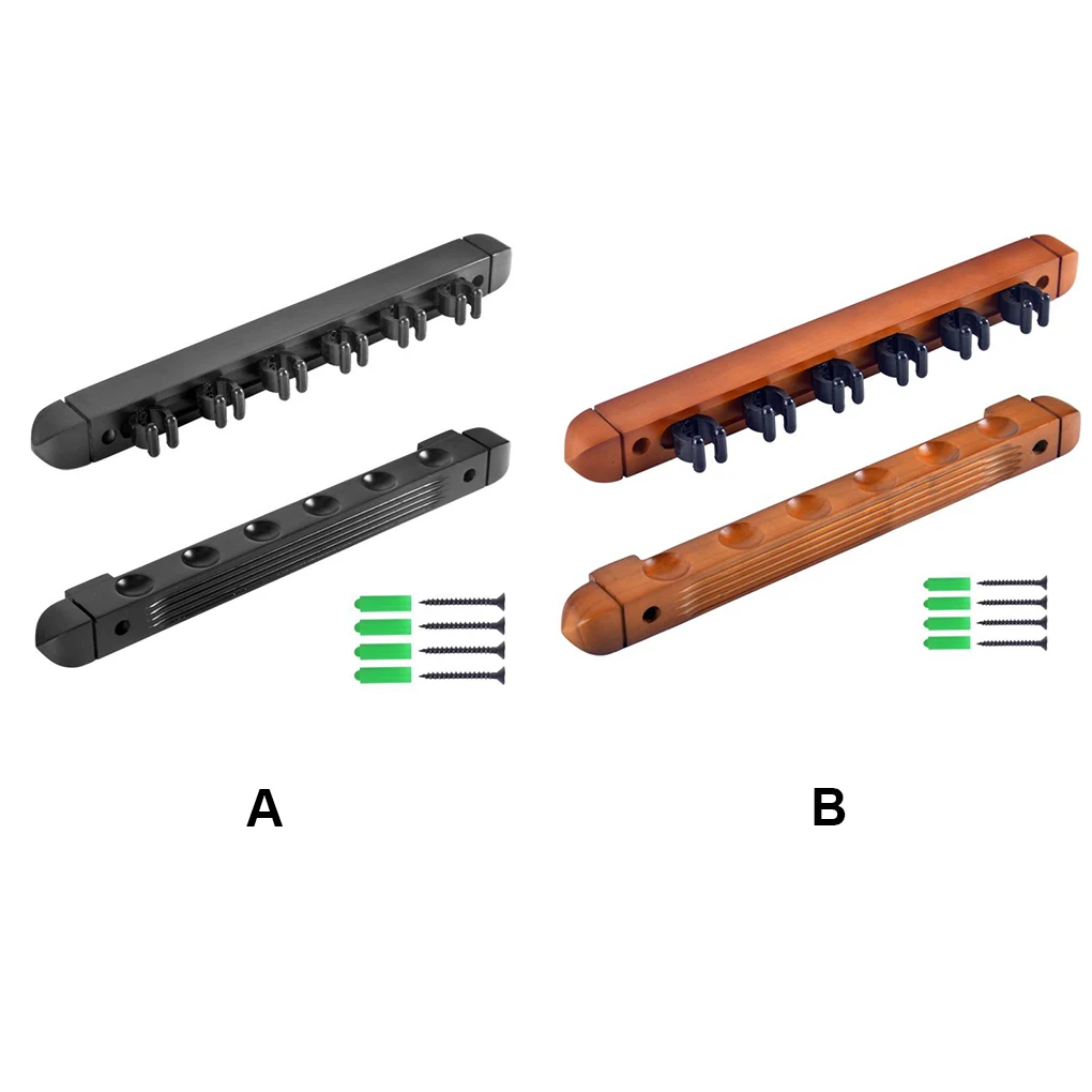 

1 пара 6 Киев для бильярда, настенный держатель для хранения, кронштейн для удочки