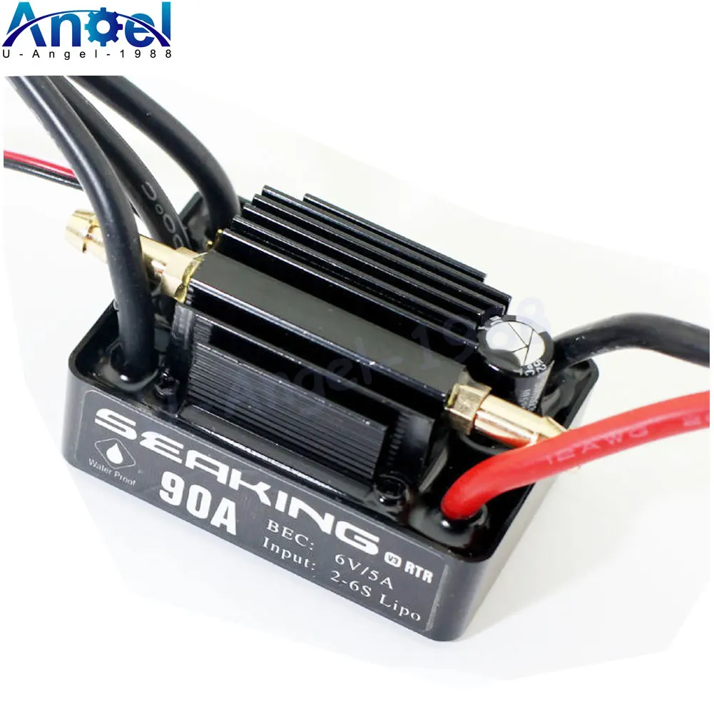 

Original Hobbywing RC Model SEAKING 90A V3 RTR RC Hobby Ship Brushless Motor ESC for RC R/c Racing Boat