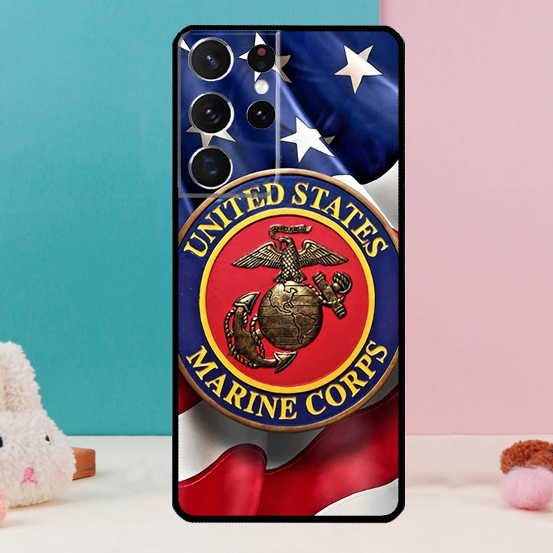 United States Marine Corps LOGO Coque For Samsung Galaxy S20 FE S21 Ultra S9 S10 Note 10 Plus 20 S22 Phone Case