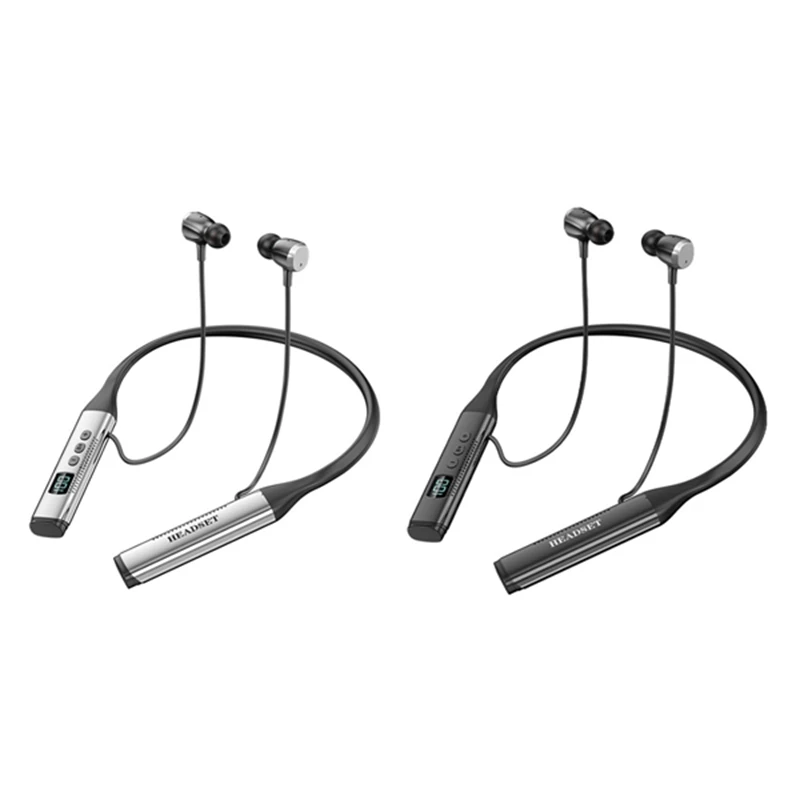 

G886 100 Hours Bluetooth 5.3 Earphones Neckband Headphones Noise Cancelling Sports Headset With Emergency Charge
