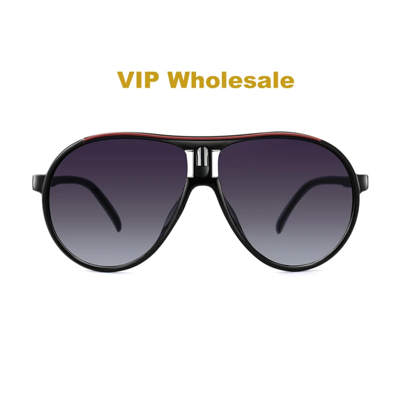 Occhiali da sole Vip arancione Vintage Retro Pilot occhiali da sole uomo donna Designer UV400 C40