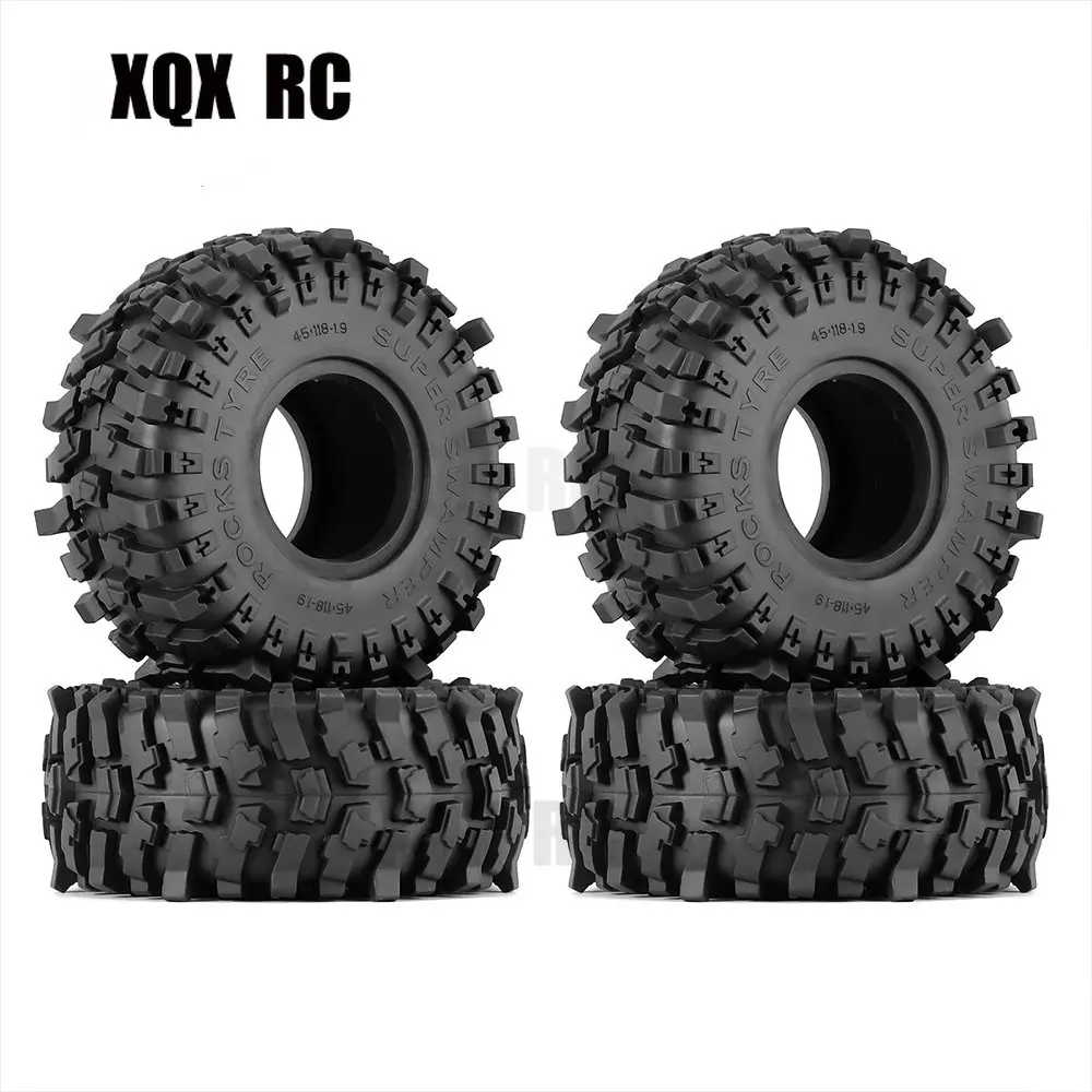 

Резиновые шины для гусеничного автомобиля, 118*45 мм, 4 шт., 1,9 дюйма, для радиоуправляемых автомобилей, Axial SCX10, SCX10, III, AXI03007, TRX4, Redcat, Gen8, RC4WD, D90, cc01