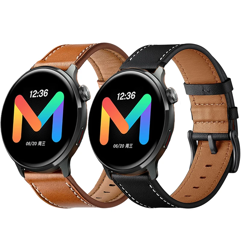 

Ремешок кожаный для наручных часов Mibro Watch Lite 2 X1 A1, 20 мм 22 мм