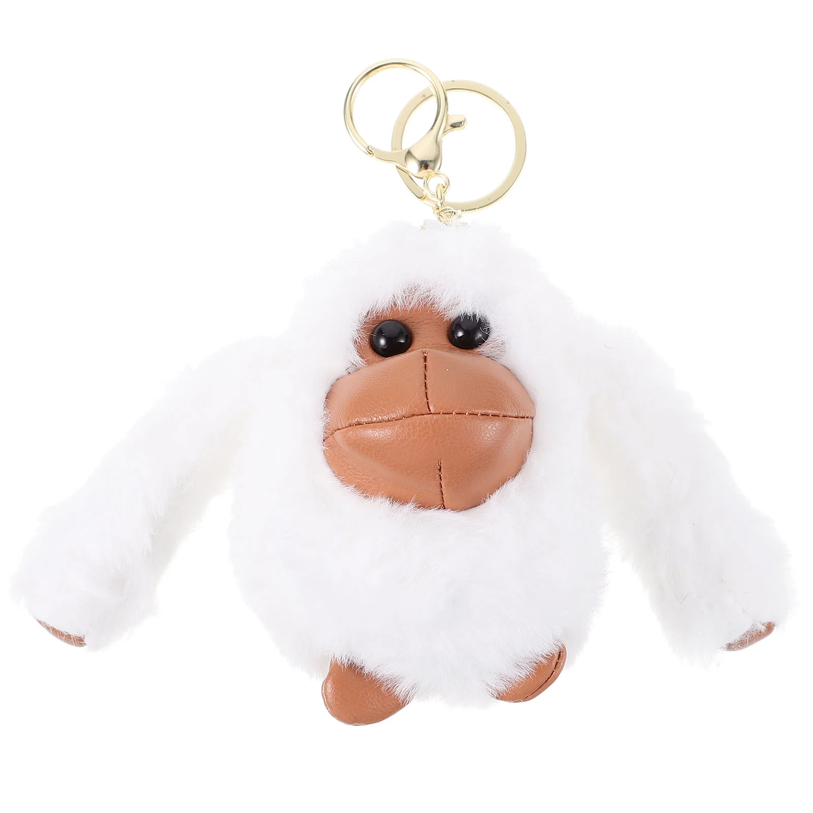 

Plush Key Chain Car Ring Crafts Pendant Gorilla Keychain Decor Cute Keychains For Backpacks Stuffed Animals Keyring Monkey