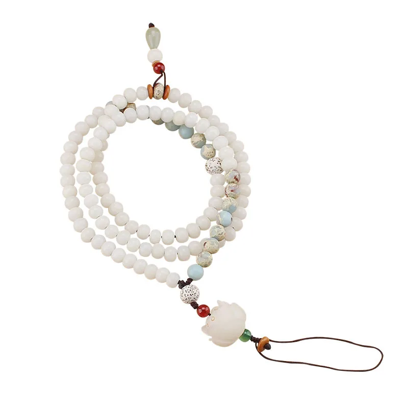 

Mobile phone lanyard bodhi agate hand-woven mobile phone chain detachable neck phone lanyard keychain lanyard lanyards