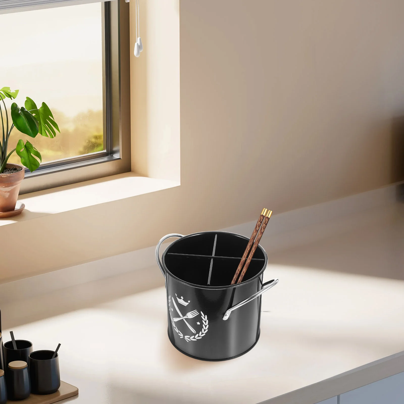 Держатель для кухонной утвари сушилка палочек еды ретро корзина хранения