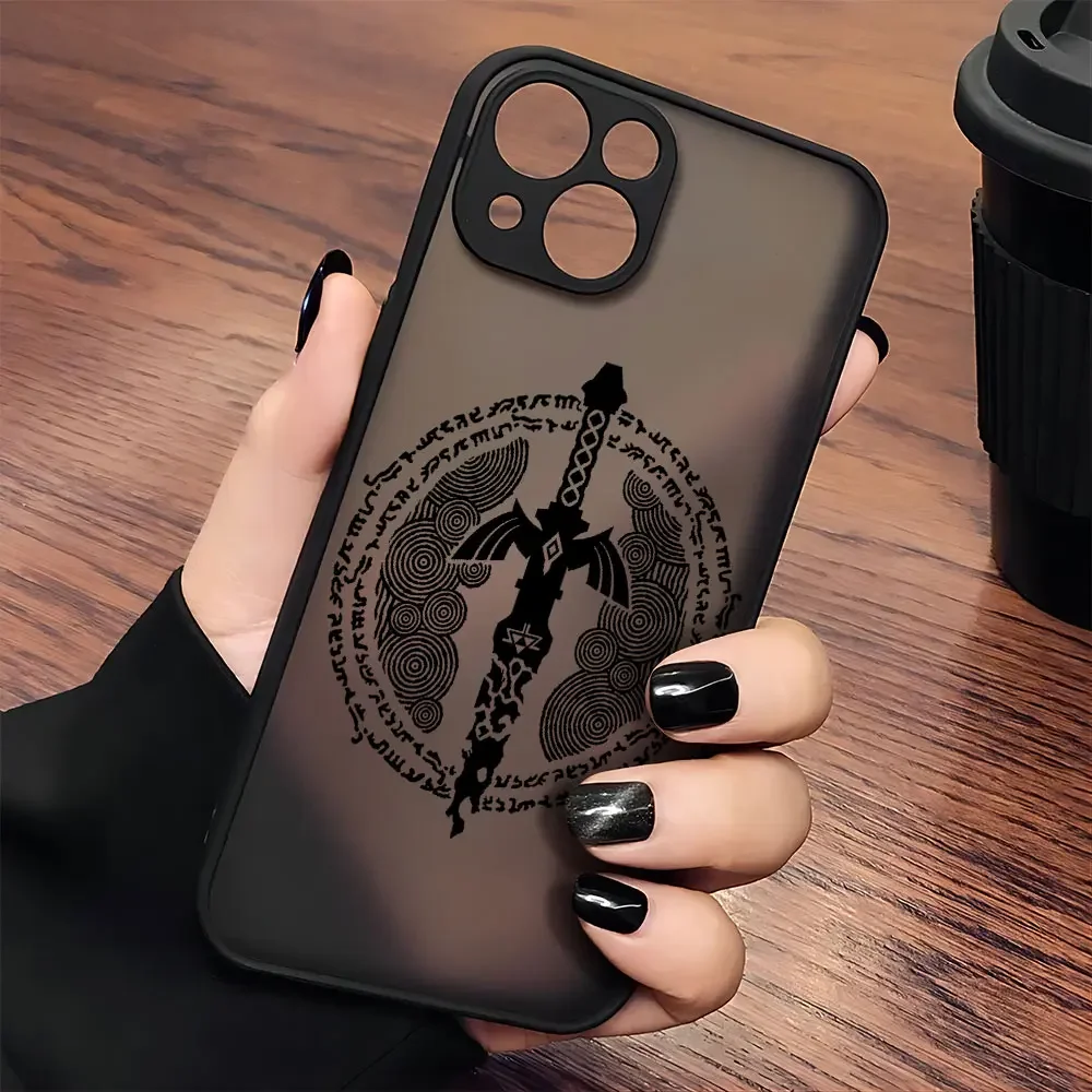 Чехол для телефона Hot Game The Legends of Zeldas iPhone 16 15 14 13 12 11 Mini Pro Max X XR XSMax 7 8 Plus матовый