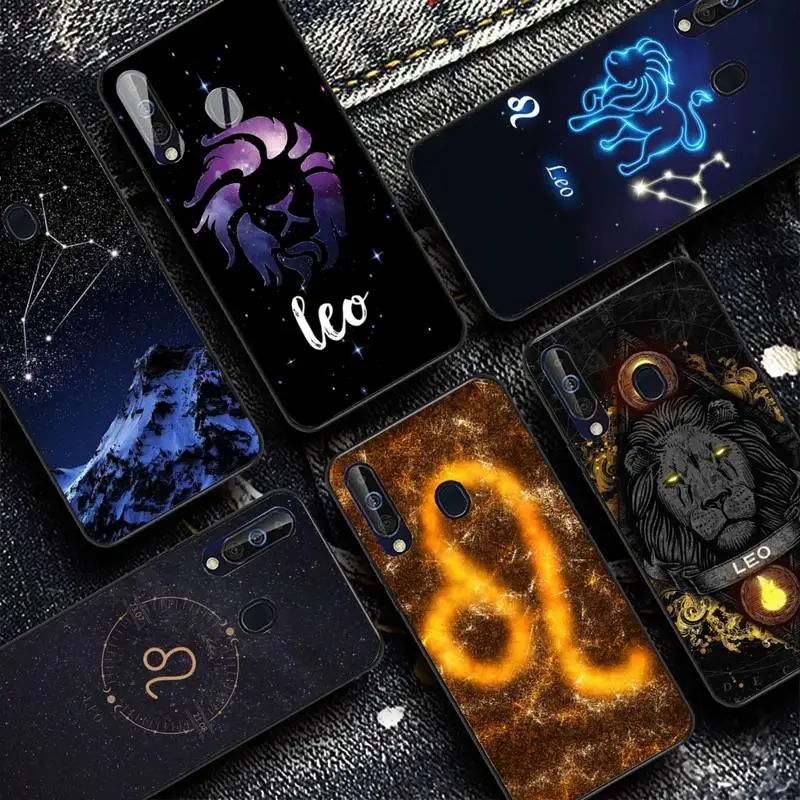 

Constellation Leo Phone Case for Samsung A51 01 50 71 21S 70 31 40 30 10 20 S E 11 91 A7 A8 2018