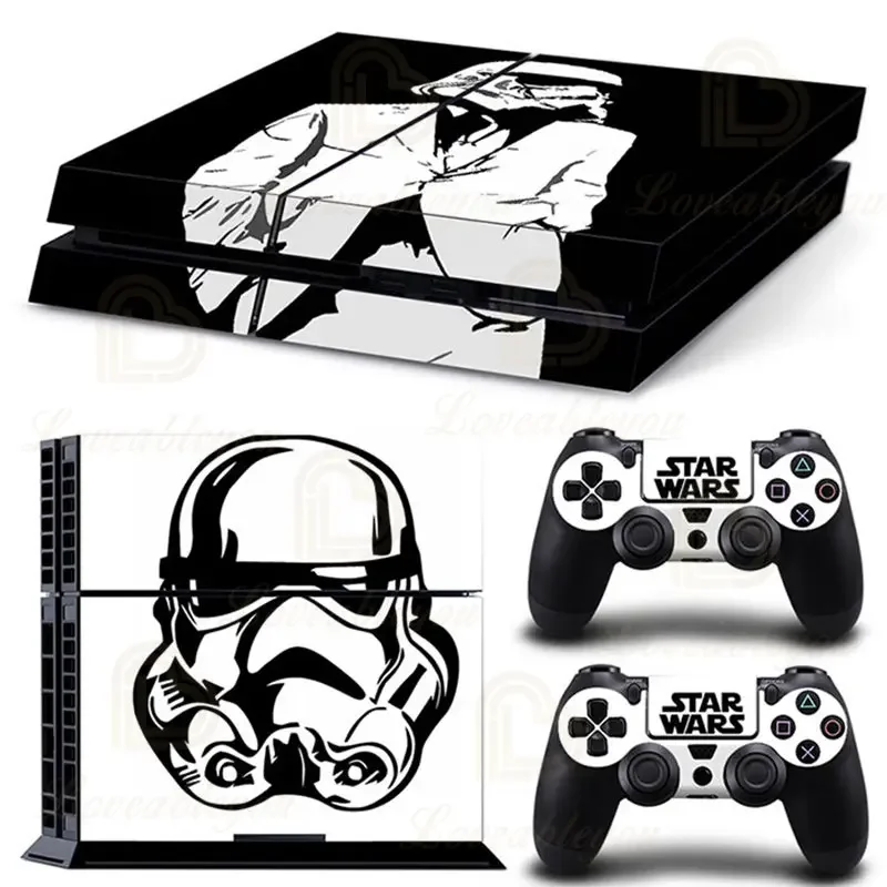 Фото Виниловая наклейка на игровую консоль Mandalorian BB-8, наклейка для PlayStation 4, PS4, игровой блокнот, чехол с принтом, защитная пленка Para №2