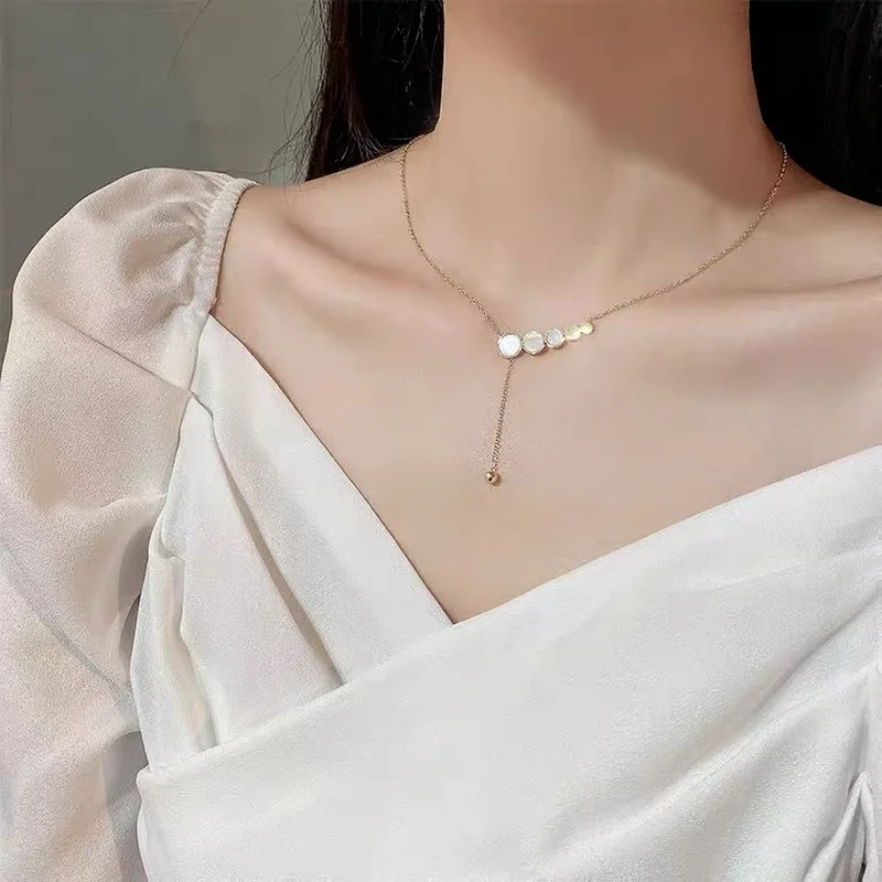 

Женское колье с подвеской в виде сердца, из нержавеющей стали