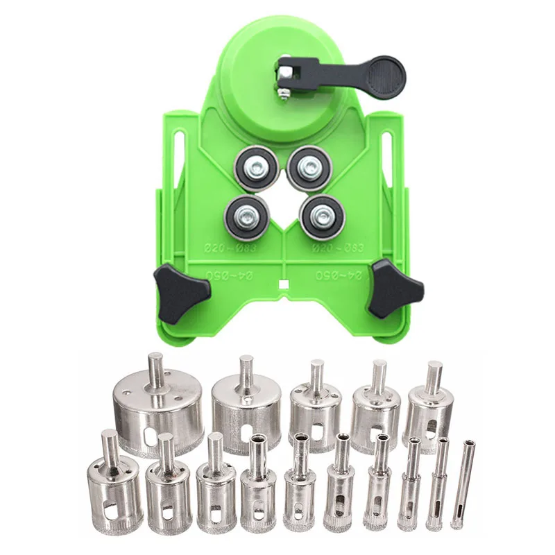 

Для сверлильного патрона 4-83 мм, с вакуумной основой, отверстие с присоской, локатор отверстий для пилы с 6-50 мм, блестящее сверло, подходит дл...