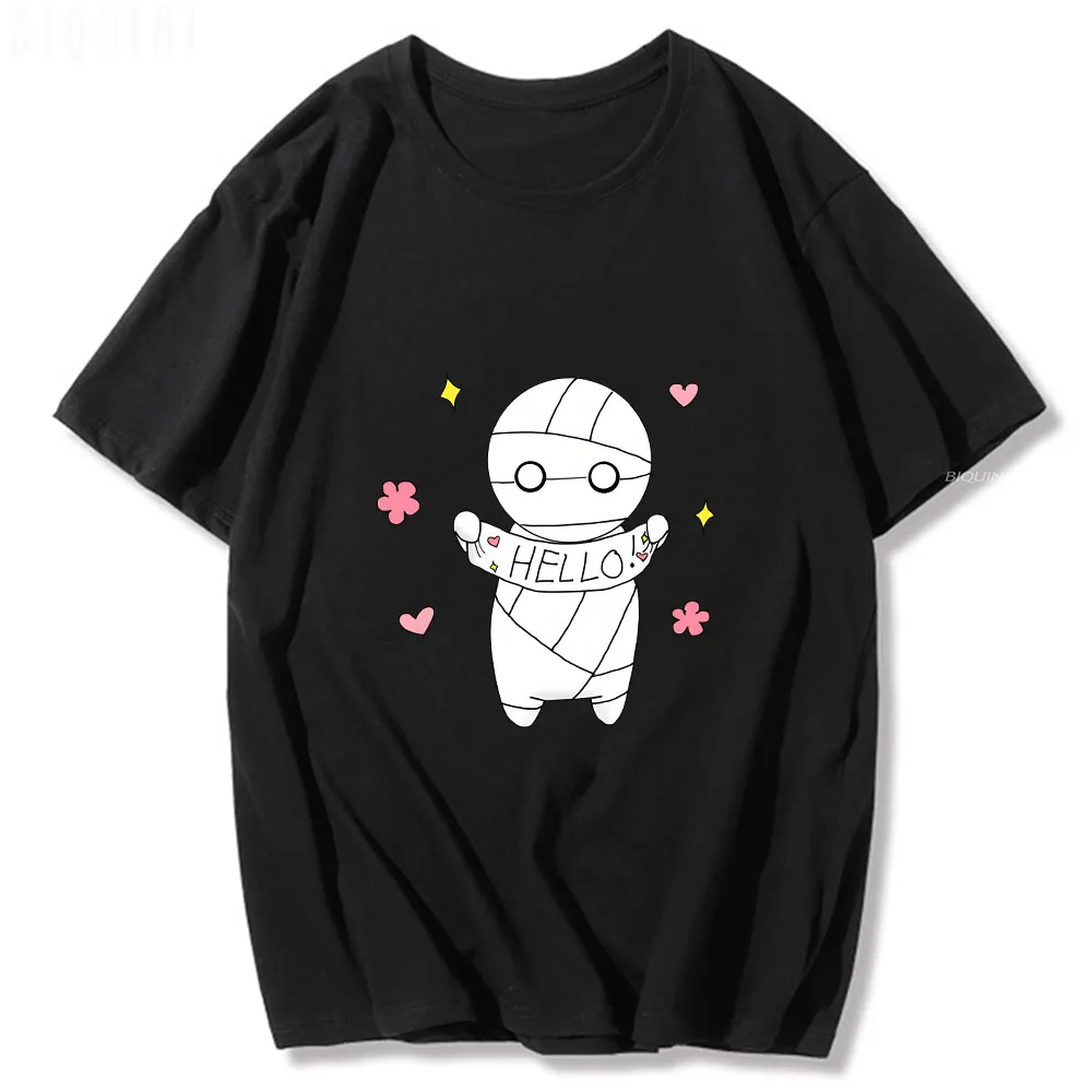 How To Keep A Mummy T Shirt Anime Manga Cartoon Harajuku 90s Funny Printed T-shirt Female Short Sleeve Cotton Top Woman Clothes