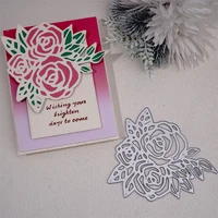 inlovearts rose metal cutting dies flower scrapbook decoration stencil embossing template diy greeting card handmade new arrival