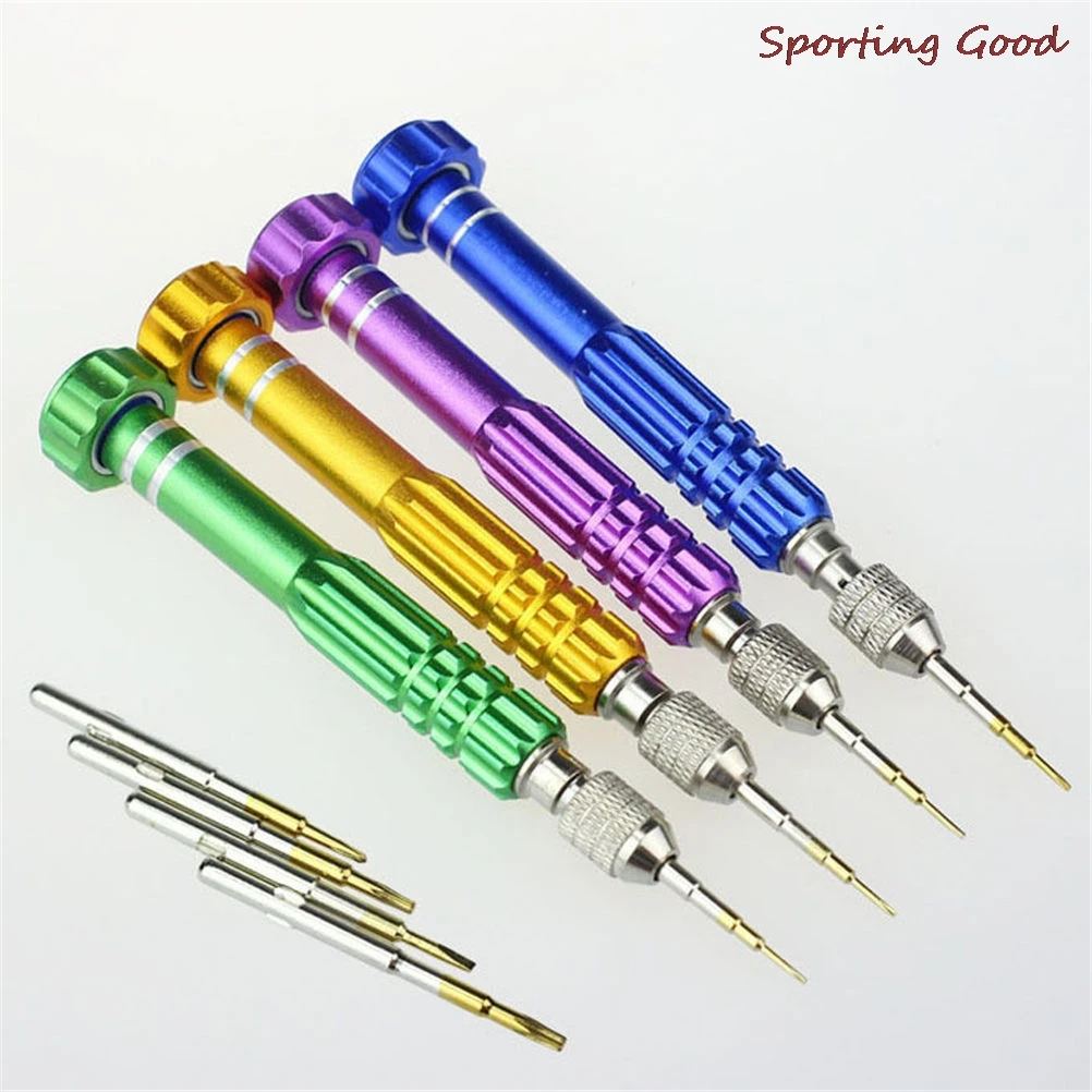 

2020 Hot 5 In 1 Precision Torx Screwdriver Cellphone Watch Repair Mixed Set Tool Kit For Phone Outdoor Tool