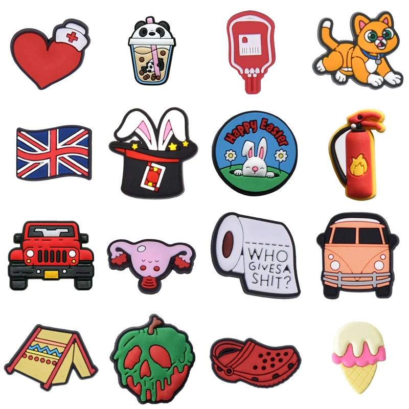 

Women Charm Shoe Charms Accessories Decorations PVC Buckle Decorations for Crocs Wholesale Bulk Gifts Pins Shoes Accessories