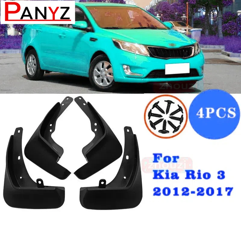 4 шт. брызговики для KIA RIO K2 модель 2006-2014 2017-2020