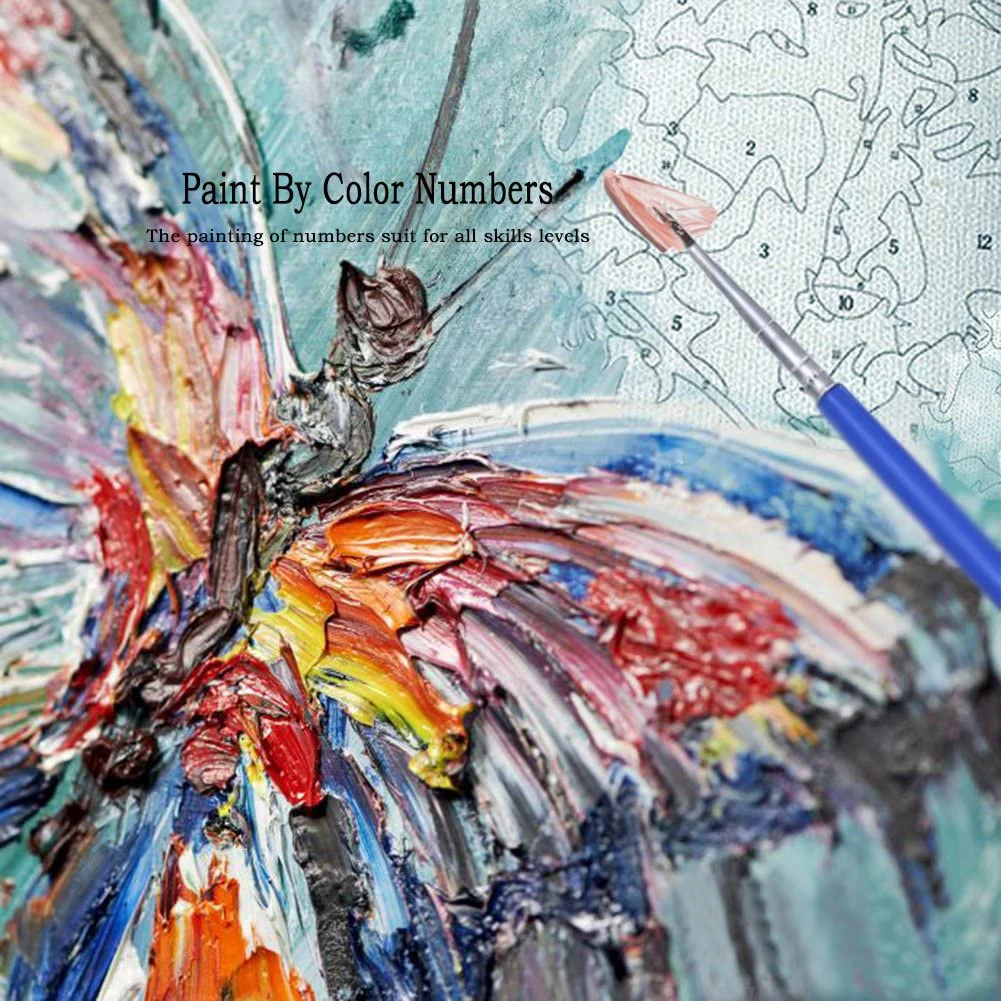 Набор для рисования по номерам с рамкой взрослых и детей |