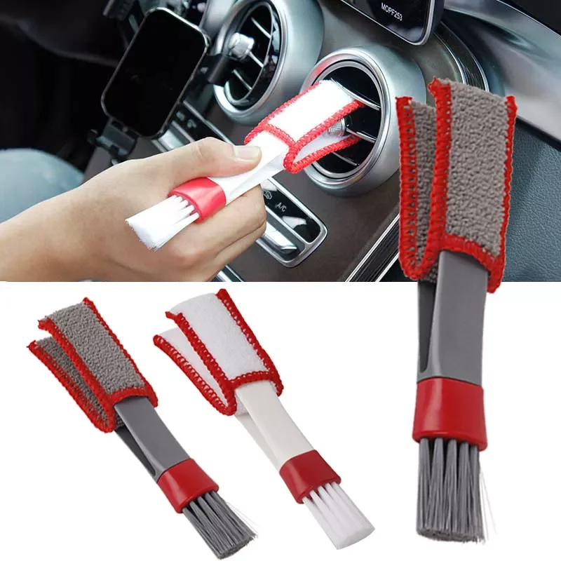 

Air Vent Brush Conditioner Grille Cleaner Duster Auto Detailing Maintenance Care Car Interior Cleaning Tools Accessories