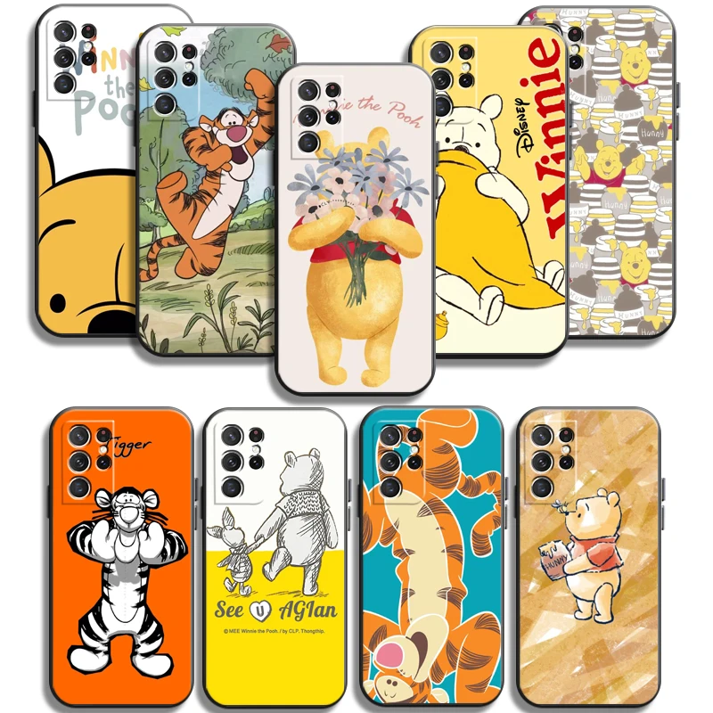 

Disney Edward Pooh Phone Cases For Samsung Galaxy A31 A32 A51 A71 A52 A72 4G 5G A11 A21S A20 A22 4G Coque Back Cover Soft TPU
