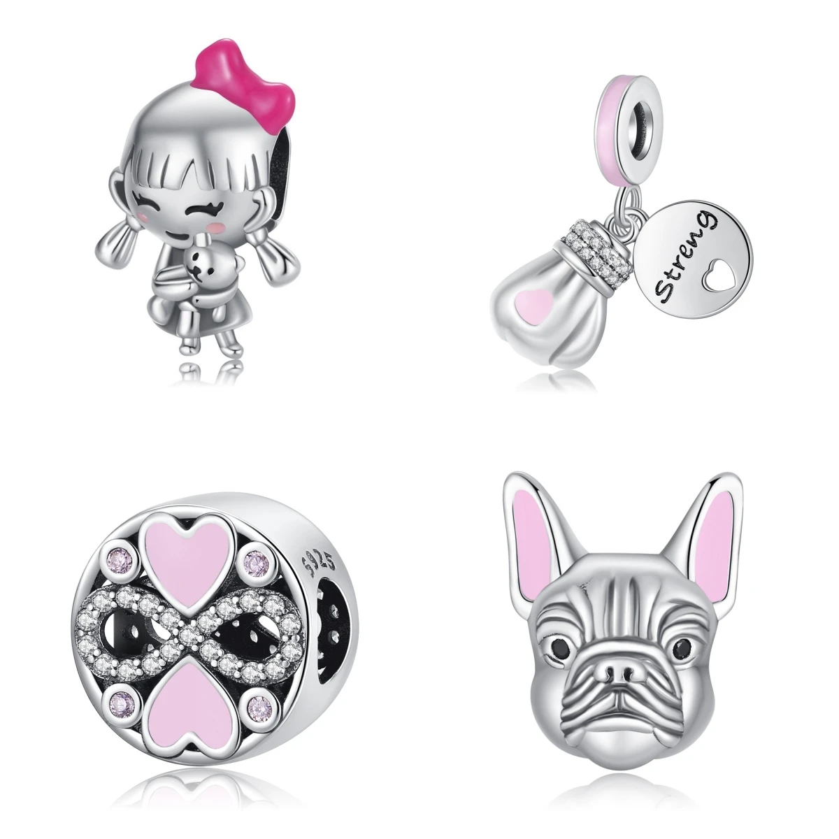 925 серебряная пудра Очаровательная