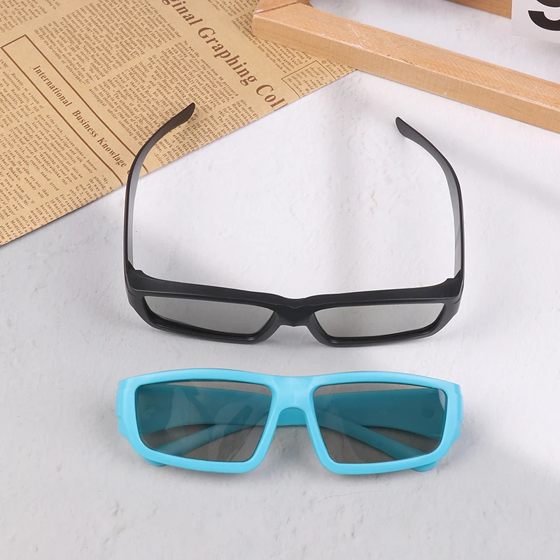 1 шт. сине-желтая оправа поляризационные пассивные 3D-очки для кинотеатра