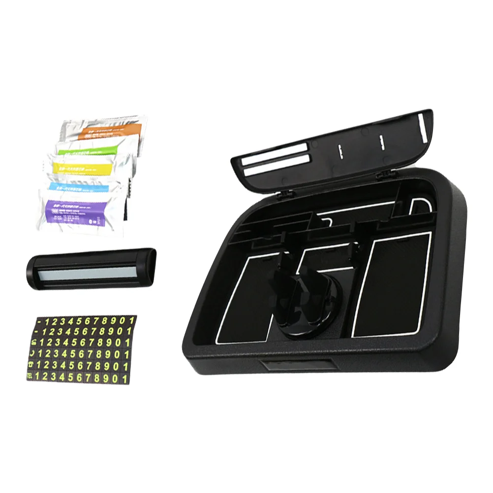 

1pc Portable Sturdy Dashboard Organizer Dashboard Container Dashboard Box