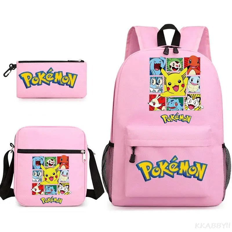 Рюкзак POKEMON GO для мужчин и женщин вместительный ранец ноутбука школьные ранцы
