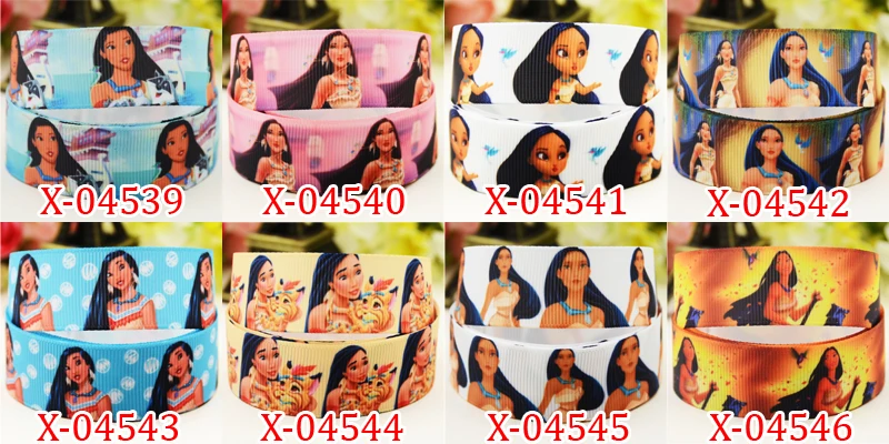 

22mm 25mm 38mm 75mm P*c*h*nt*s Custom Cartoon Character printed Grosgrain Ribbon party decoration 10 Yards