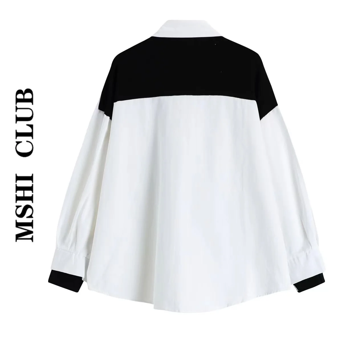 Large Big Add Plus Size Women Shirt Blouse Mid-Length Oversize Shirt Clothing Loose Long Sleeve Female Tops Korean Blouses