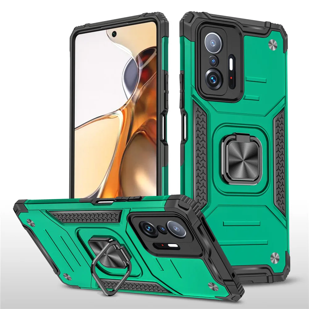 

For Xiaomi 11t mi 11 t pro Xiaomi11t Stand Holder For Xiaomi 11T Pro Case For Mi11T Mi 11T Pro 5G Shockproof Armor Ring Cover