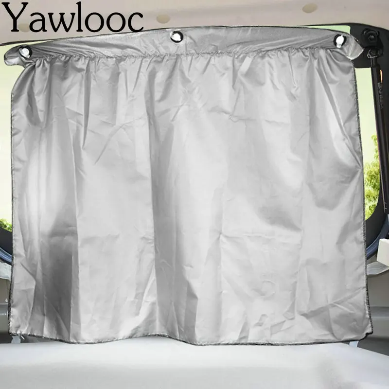 

2pc/lot Car Sunshade Curtain Sucker Universal Car Sunscreen Insulation Silvering Blackout Curtains sSde Car Styling