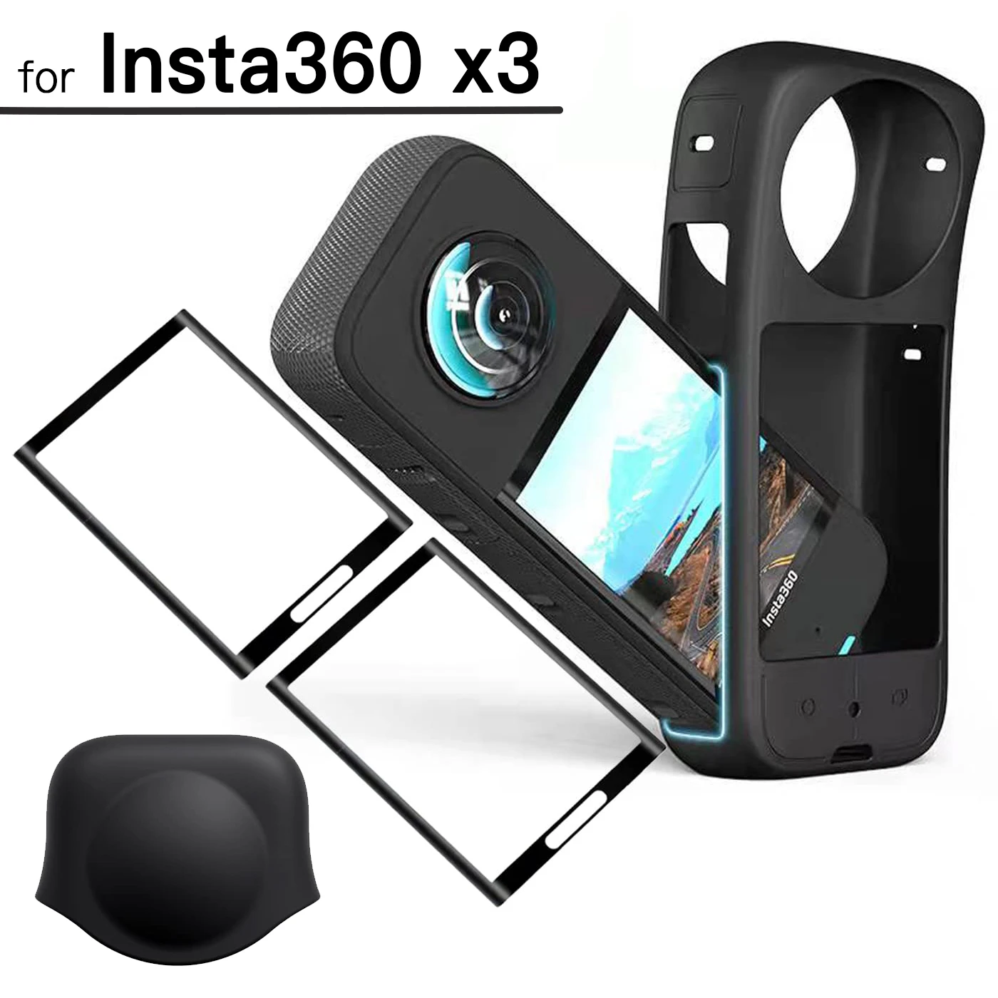 3-в-1 Insta360 X3 защитная пленка