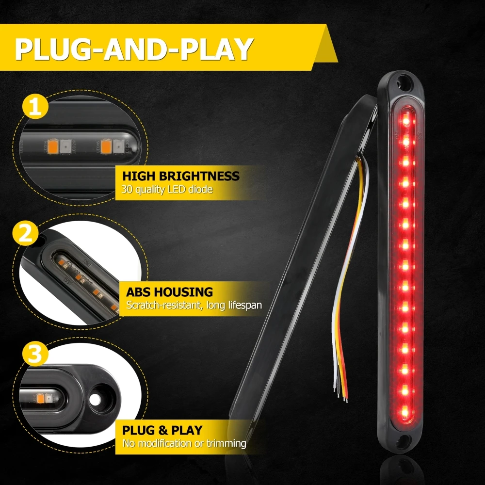 Универсальные 10-дюймовые фонари для дневных ходовых огней