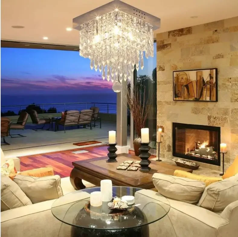 Хрустальные люстры светильники современные лампы люстра для потолка гостиная