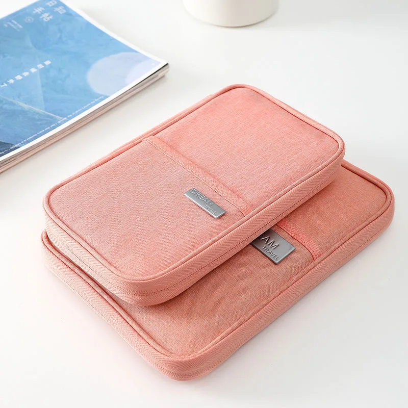 Capacious Wallet Family Passport Holder Creative Waterproof Document Case Organizer Travel Accessories Document Bag Cardholder