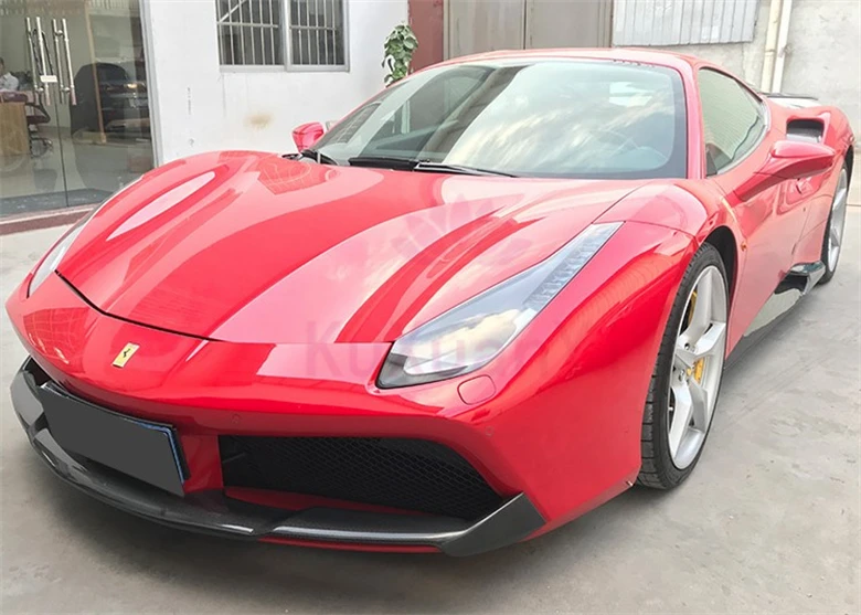 Передняя центральная кромка из углеродного волокна в N-образном стиле передняя