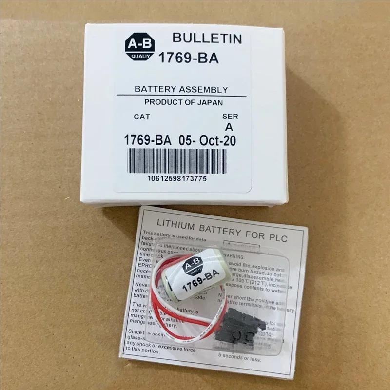 Литиевая батарея 1769-BA Allen Bradley PLC 3V с вилкой ABPLC контроллер серия 1769